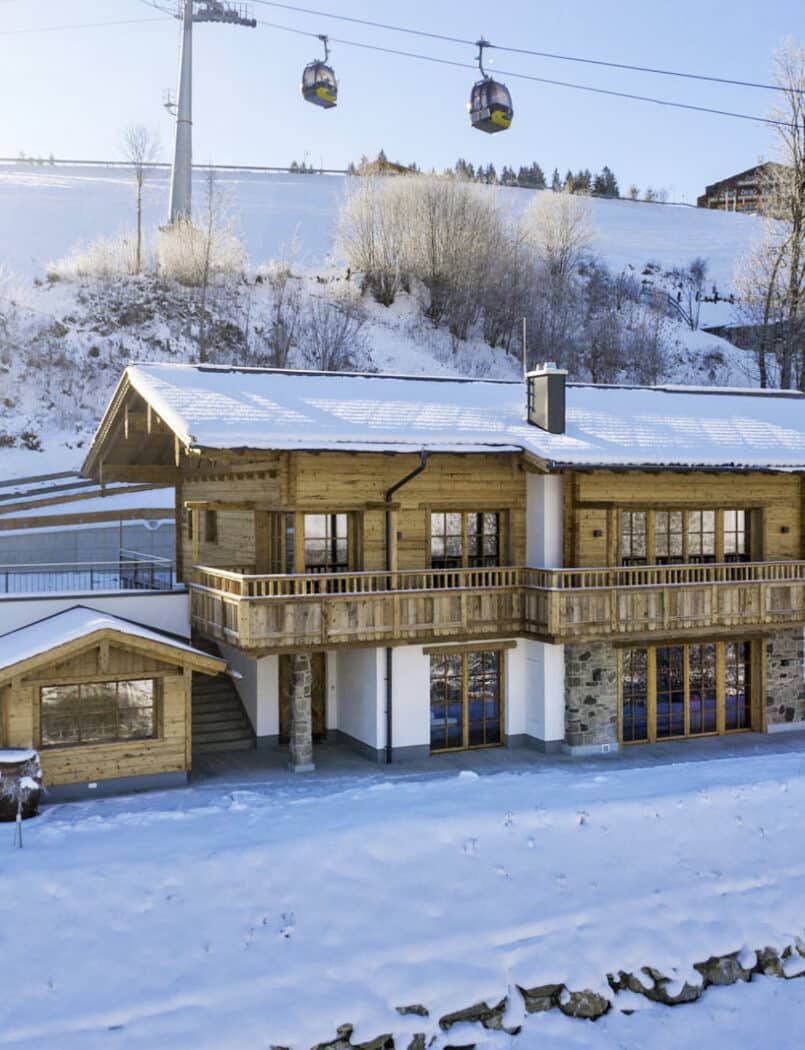 Chalet Schladming Außenaufnahme Skipiste